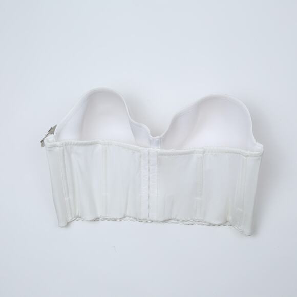 Parfait Elissa Strapless Bustier Plus Size 40G White (Pre-owned/as pictured) - Picture 2 of 2